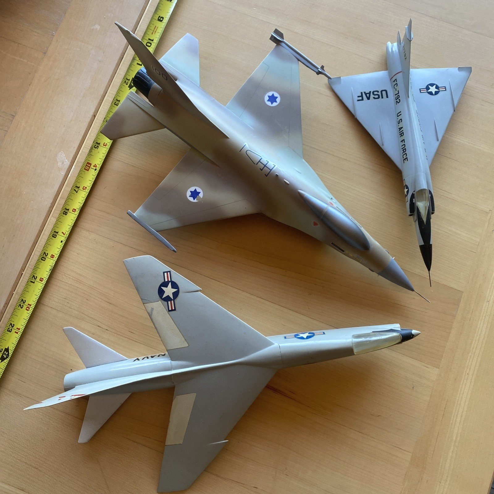 Vintage Military Aircraft Display Models Lot F-102 Delta US Navy Cold War Jets Vintage Military Aircraft Display Models Lot F-102 Delta US Navy Cold War Jets