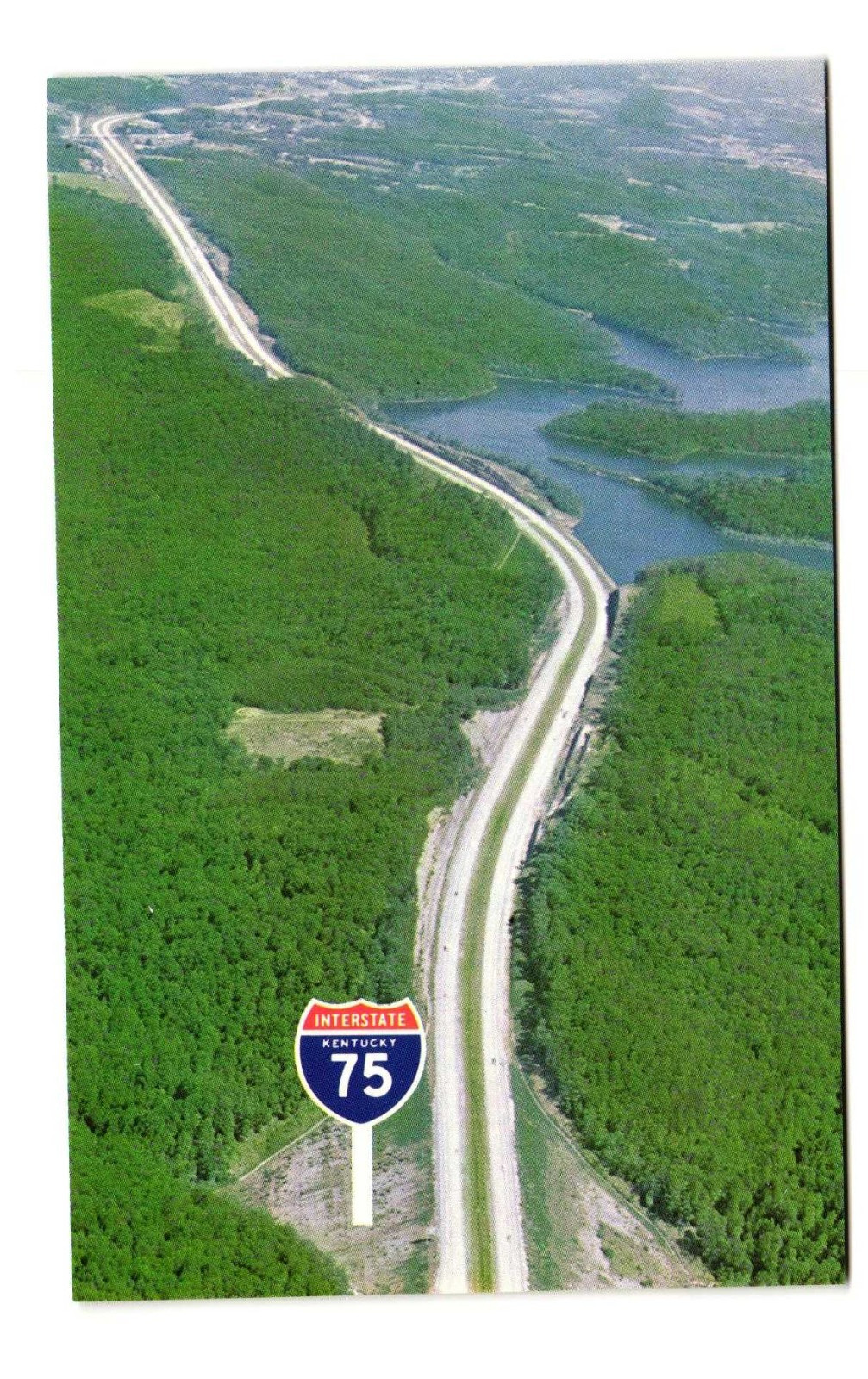 Interstate 75 Kentucky vintage postcard unposted