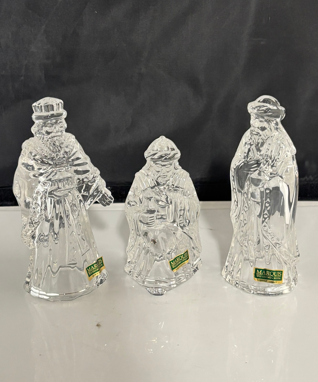 Marquis by Waterford Crystal Nativity 3 Piece Set Wise Man w/ Box