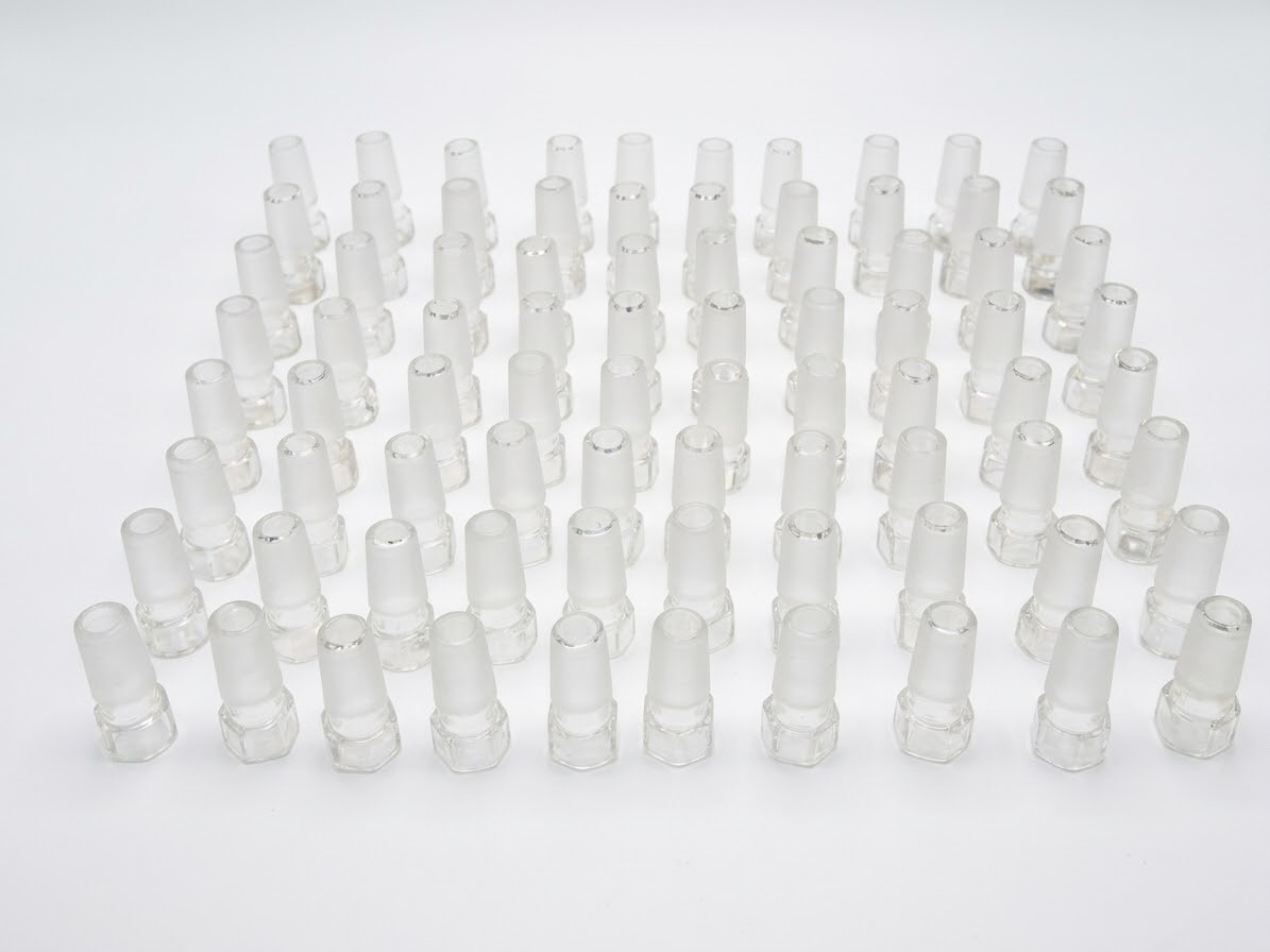 80x Premium 18mm Glass Bong Plug - Cleaning Accessory for Smoking Tobacco
