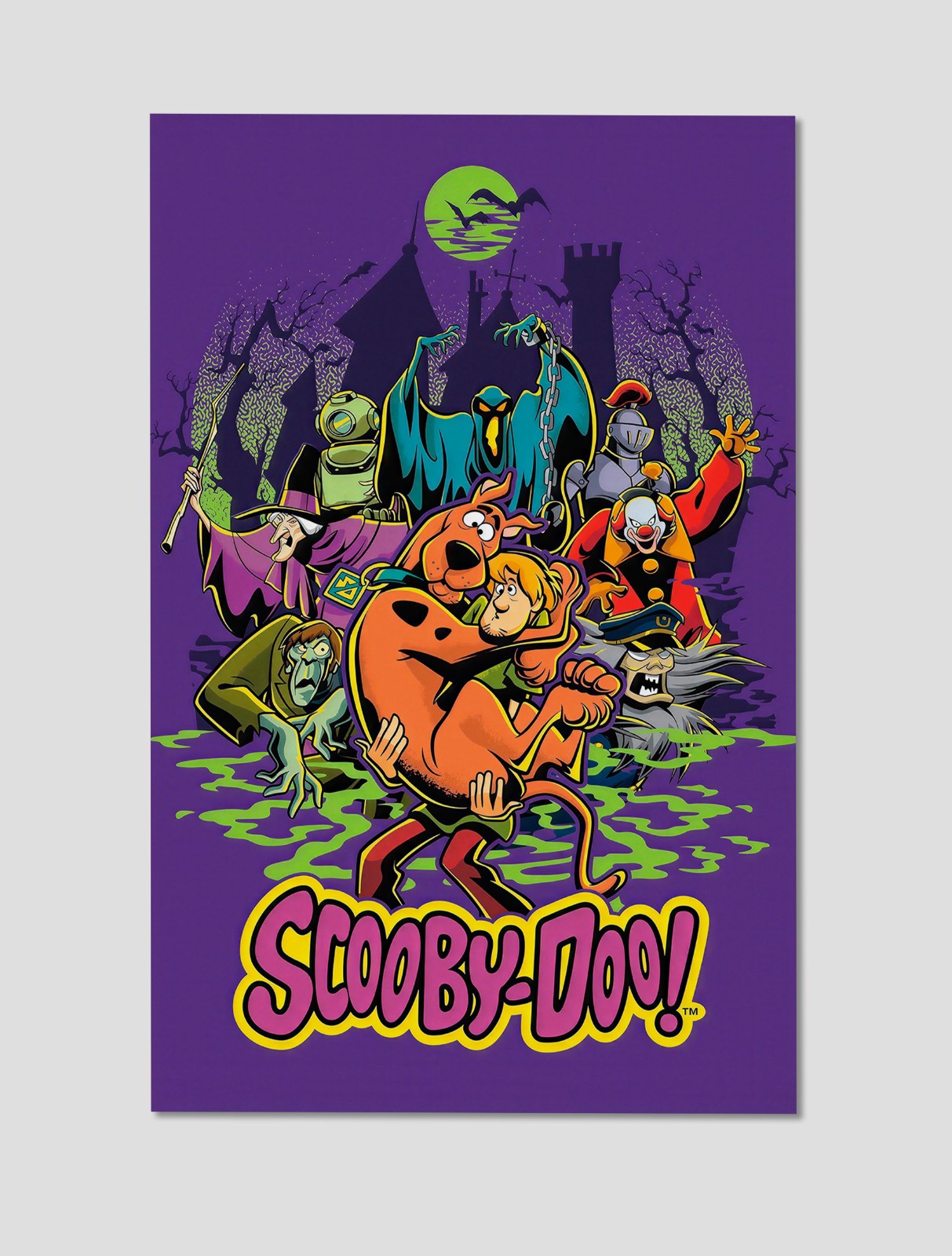Scooby-Doo Villains Group Scooby & Shaggy Giclee Print Poster 11x17 Wall Art