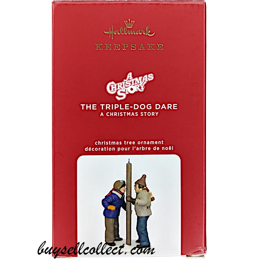 2020 Hallmark TRIPLE DOG DARE Christmas Story Ralphie & Flick ornament NEW InBOX
