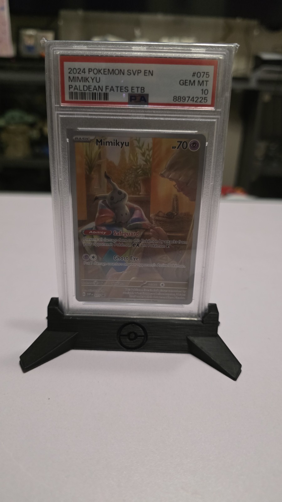 Mimikyu blackstar promo 075 PSA 10 SV Pokemon TCG 