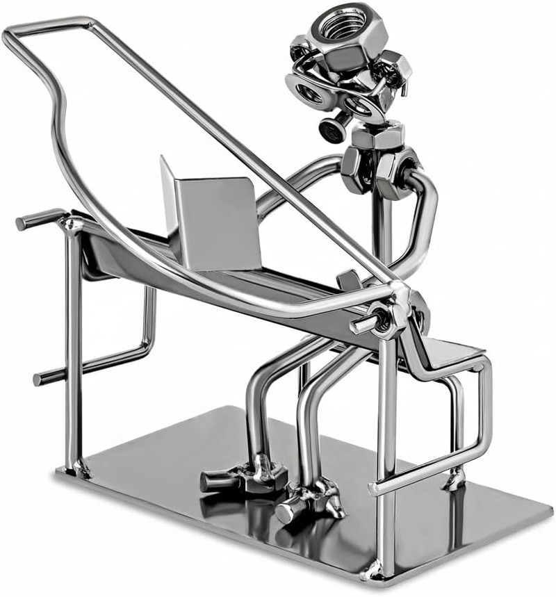 Broadway Gift Pianist Handcrafted Metal Musician Figurine Broadway Gift Pianist Handcrafted Metal Musician Figurine