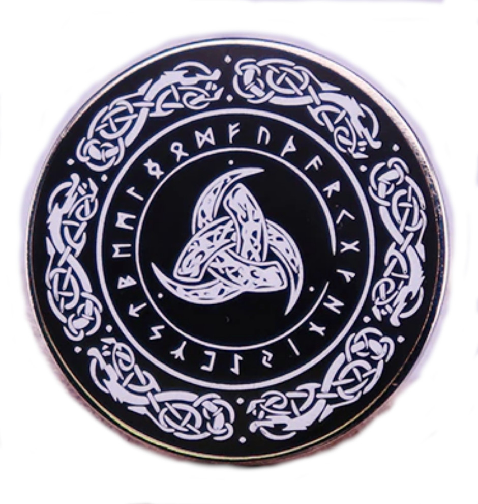 Triskelion Odin Odin\'s Triple Three Horn Symbol Norse Viking Runes 1.2\ Triskelion Odin Odin\'s Triple Three Horn Symbol Norse Viking Runes 1.2\