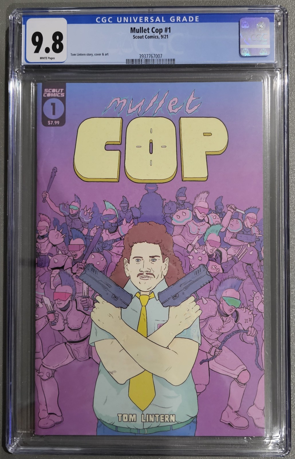 Mullet Cop #1 CGC 9.8 Scout Comics 2021 Optioned by Family Guy producer