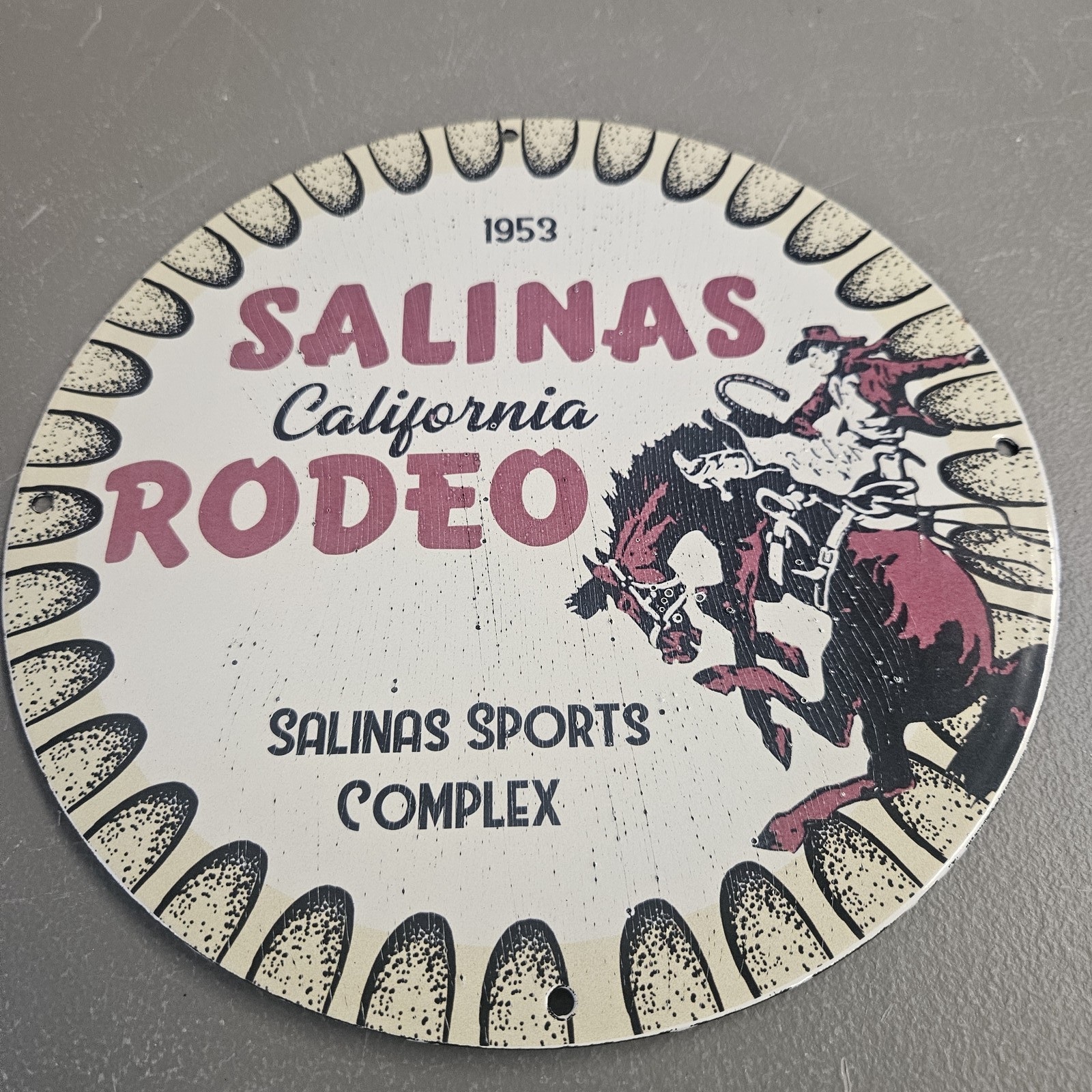 VINTAGE 1953 SALINAS CALIFORNIA RODEO 12\ VINTAGE 1953 SALINAS CALIFORNIA RODEO 12\