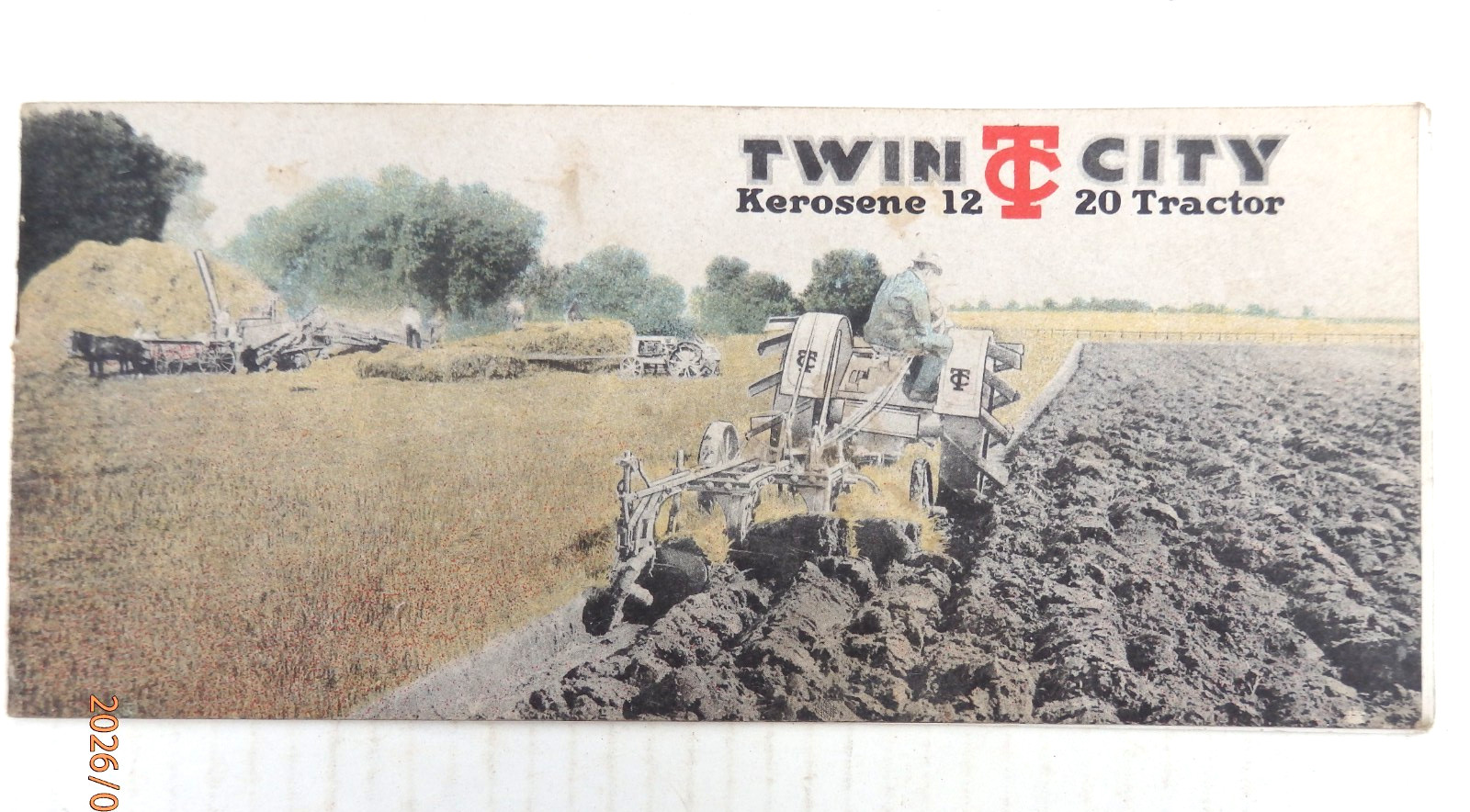 TWIN CITY KEROSENE 12 20 TRACTOR SALES BROCHURE, 24 PAGES, CA. 1920\'S, MPLS. MN.