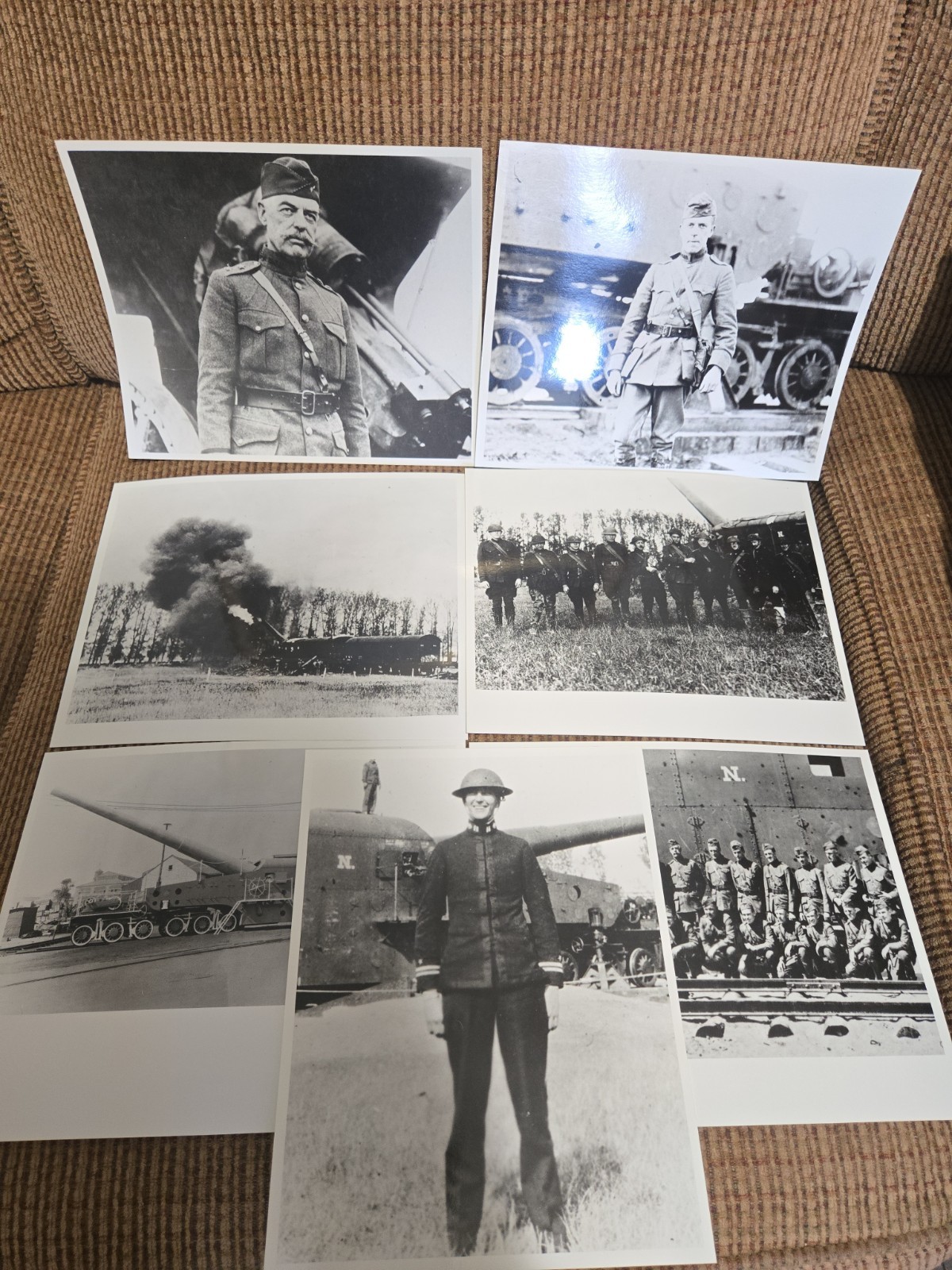 RARE Lot 7 8×10 WWI Army Railway Artillery Official Navy Archival photographs RARE Lot 7 8×10 WWI Army Railway Artillery Official Navy Archival photographs