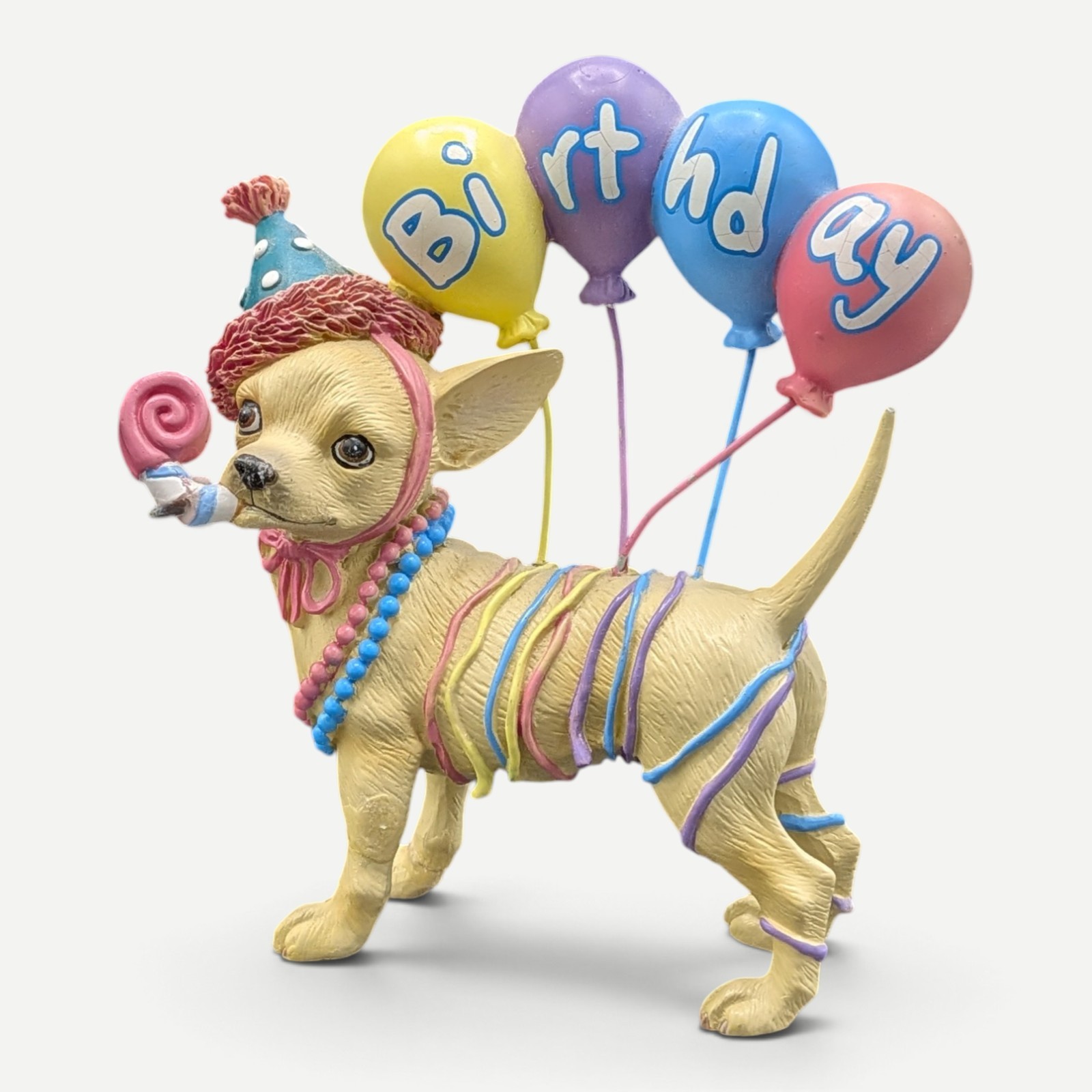 Aye Chihuahua BIRTHDAY Westland Giftware Figurine 5\