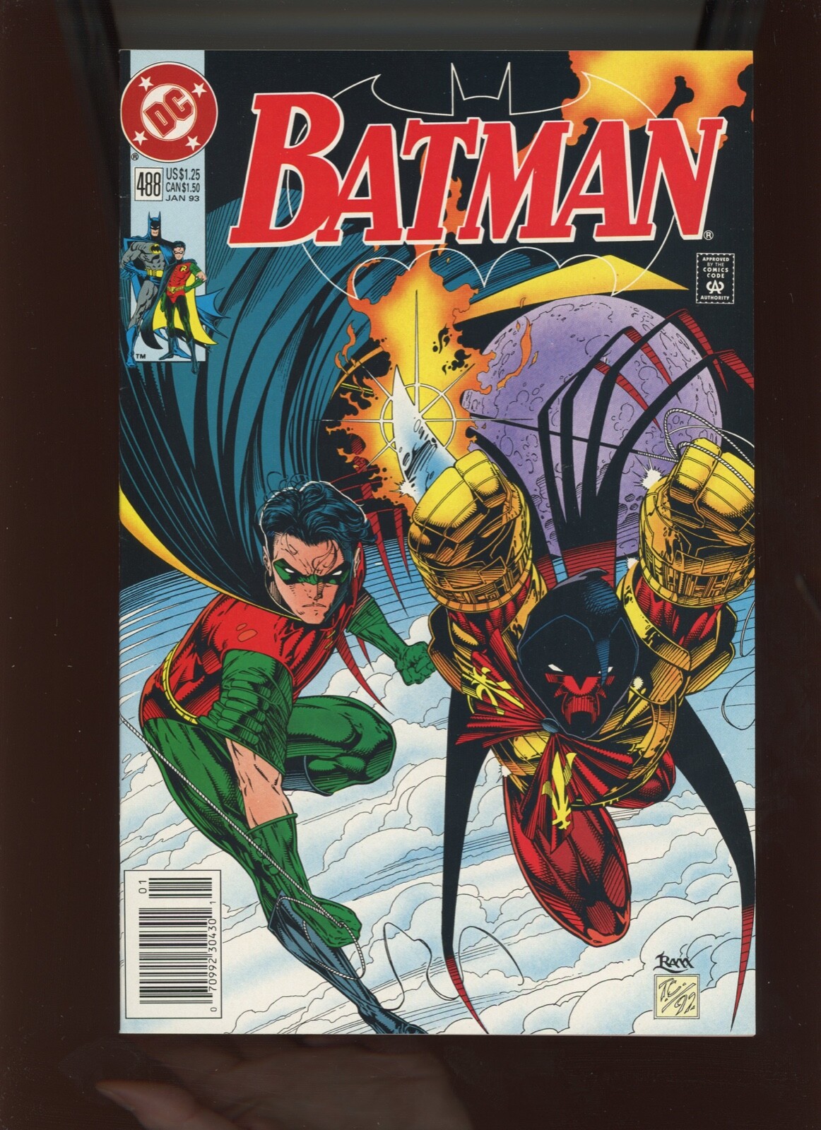 1993 DC Comics, Batman #488, Azrael trains Tim Drake, NM, BX51 1993 DC Comics, Batman #488, Azrael trains Tim Drake, NM, BX51