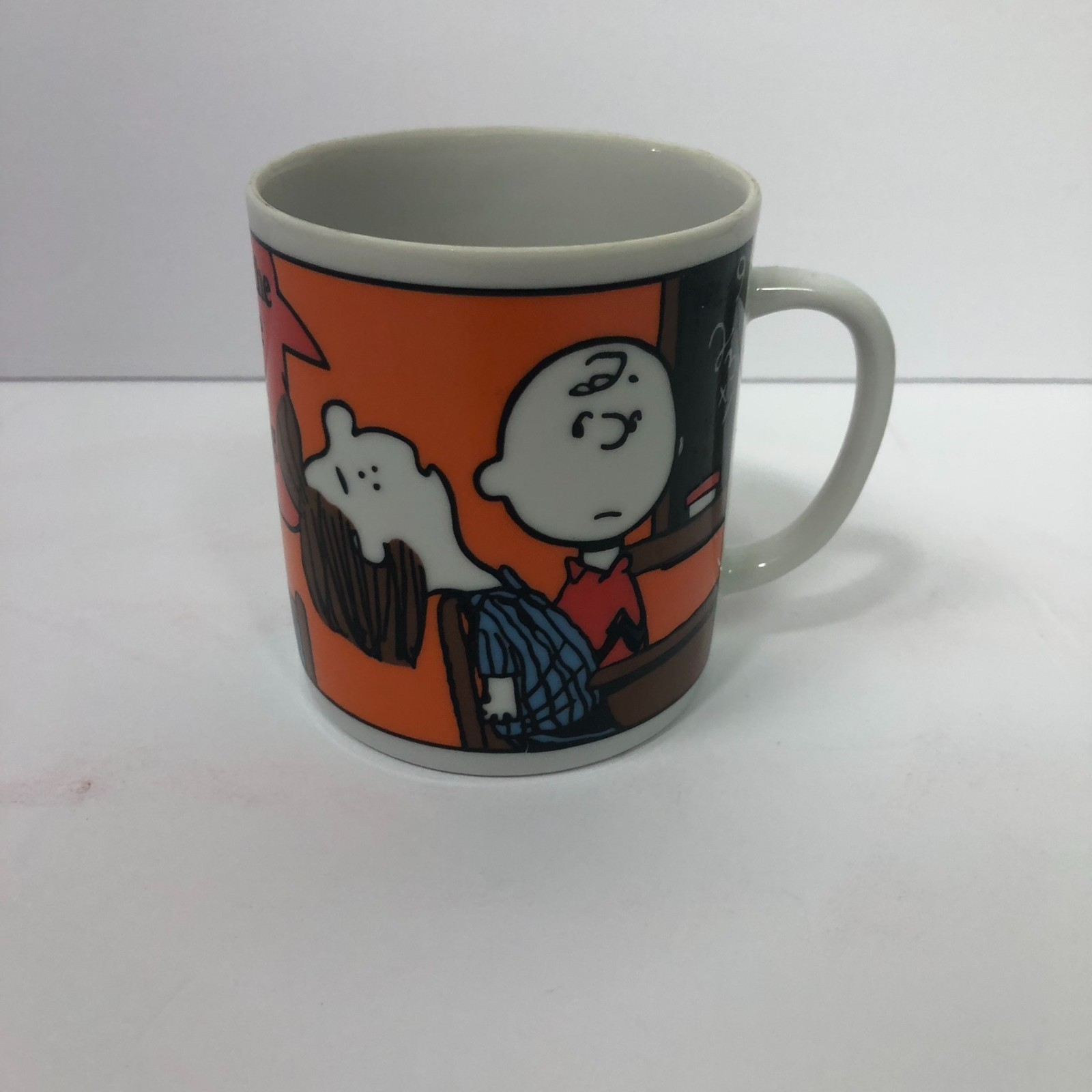 Vintage 1971 Peanuts Coffee Mug Cup Charlie Brown Peppermint Patty Marcie