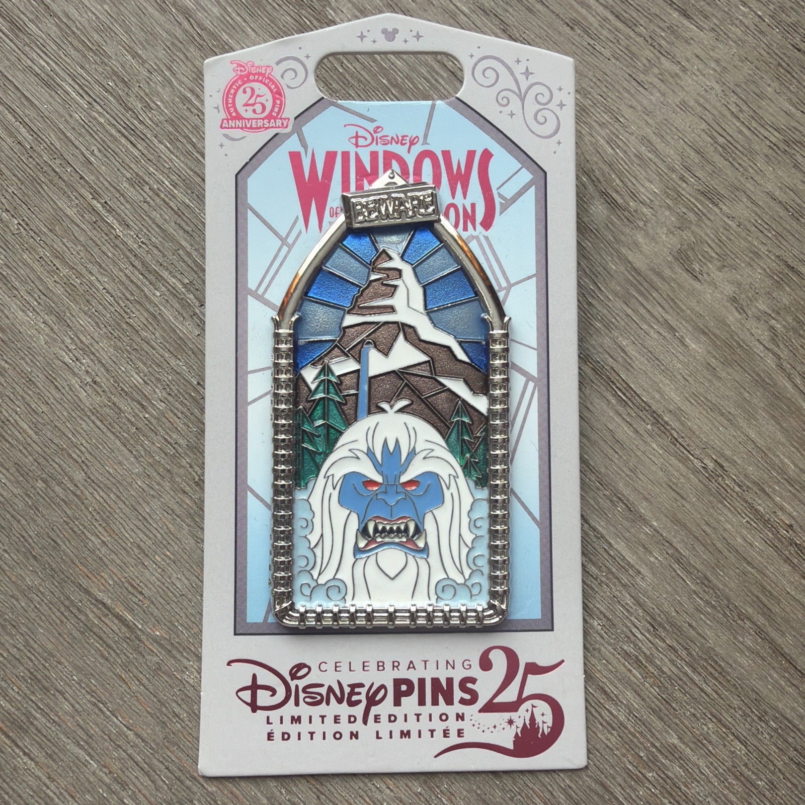 Disney Windows of Attraction Disneyland Matterhorn Bobsleds LE 2500