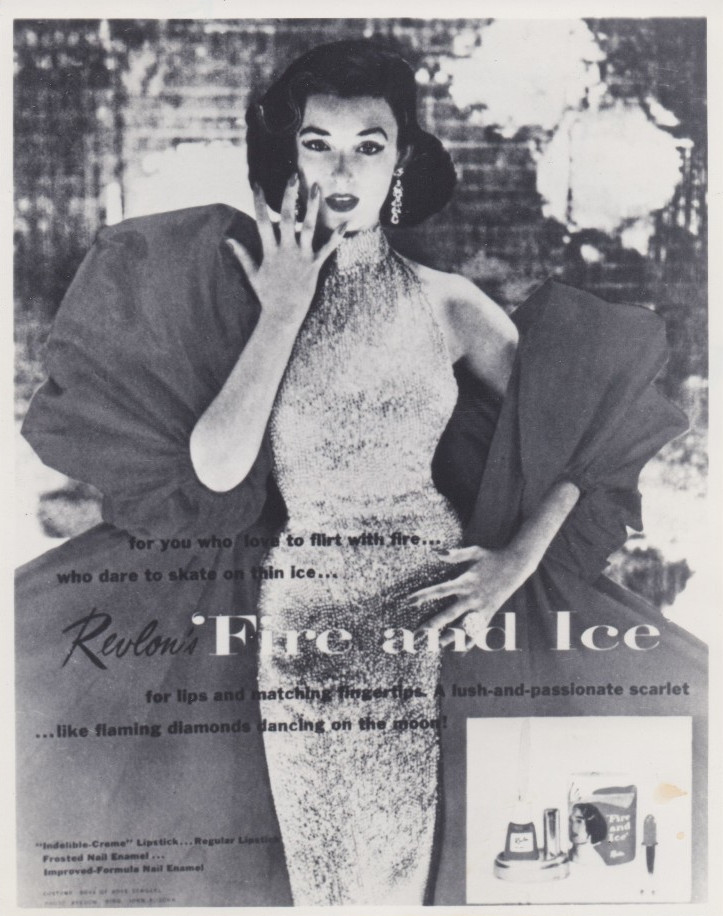 1980 Press Photo Revlon Model Dorian Leigh by Photographer Richard Avedon 1952