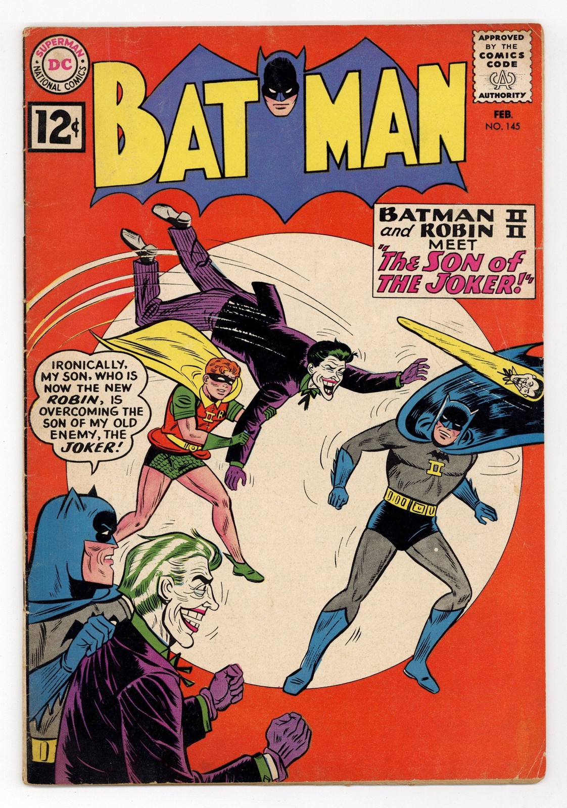 Batman #145 GD/VG 3.0 1962