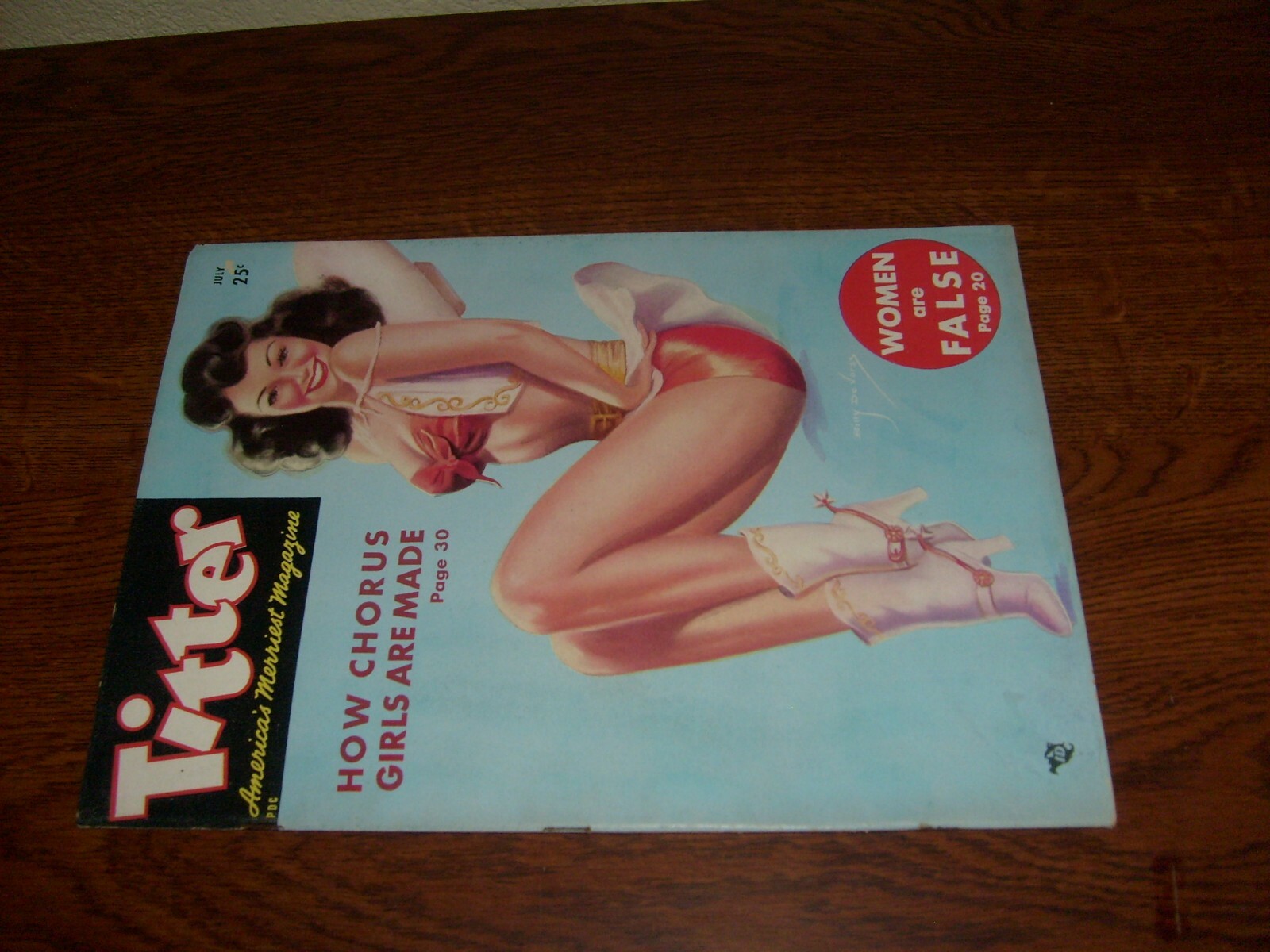 vintage TITTER MAGAZINE JULY 1949