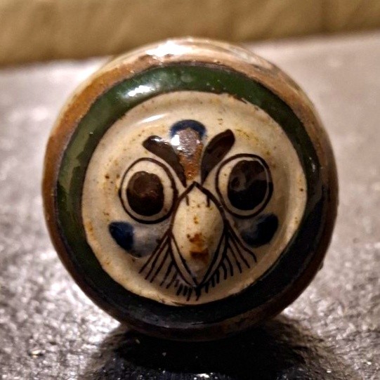 vintage Mexican Tonala pottery animal figurine Hand Made