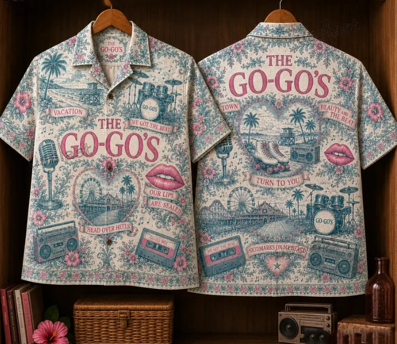 Retro The Go-Go’s 80s Pop Rock Hawaiian Gift fans All size Shirt