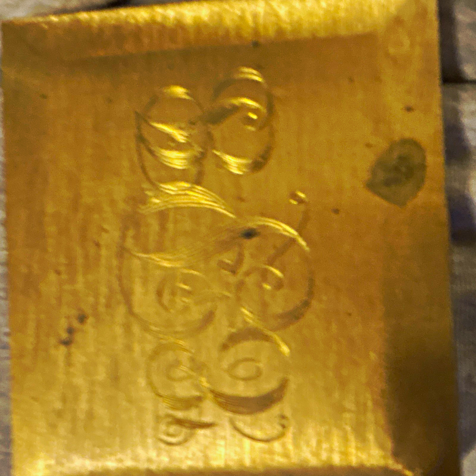 Vintage Muriel New York Gold Tone Square Powder Compact with Mirror
