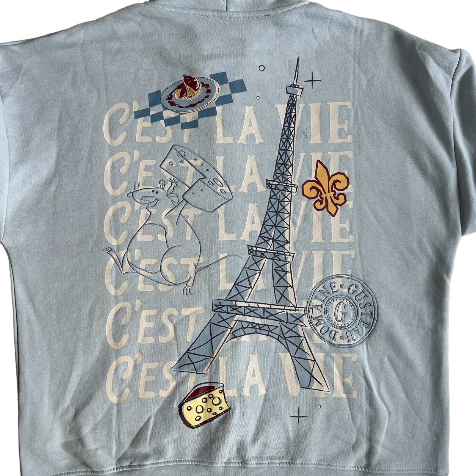 Disney Parks Remy’s Ratatouille Adventure Hoodie c'est la vie Jacket L NEW