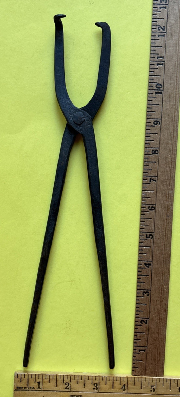 Vintage Blacksmith Tongs 12.25\