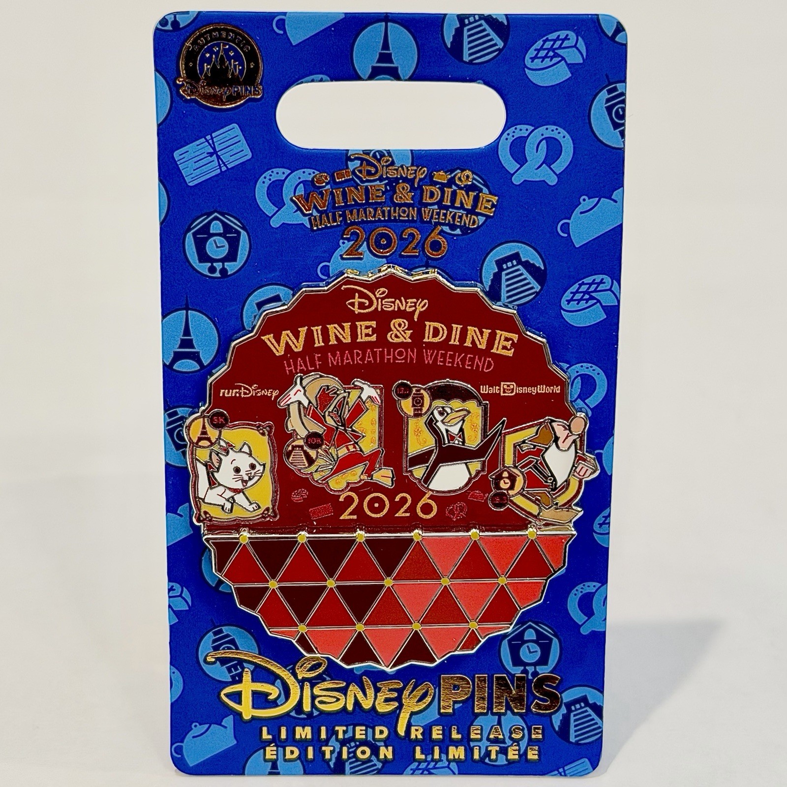 2026 Disney Wine & Dine Half Marathon runDisney Limited Release Pin WDW