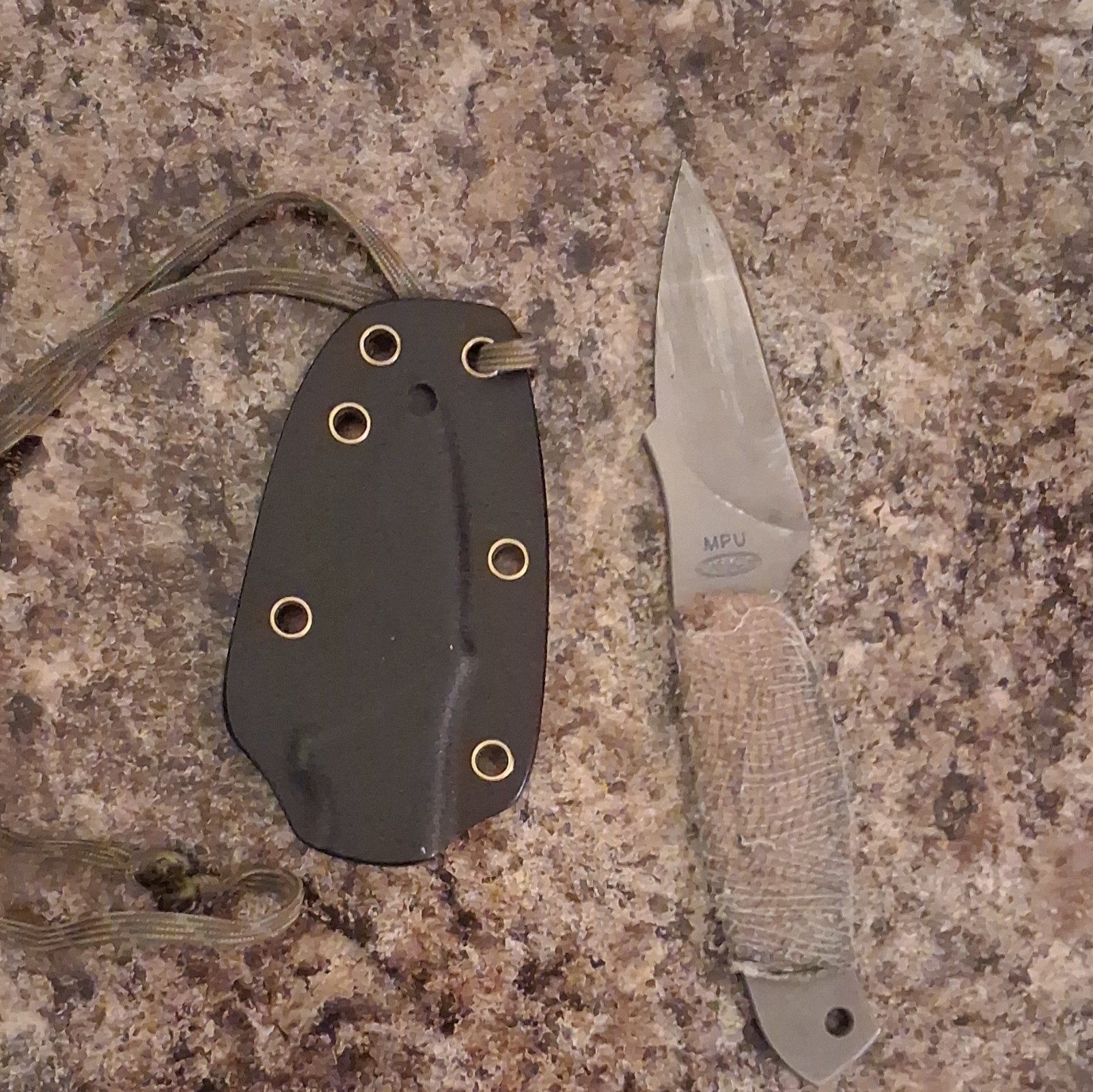 Rare discontinued Mission Knives MPU Titanium
