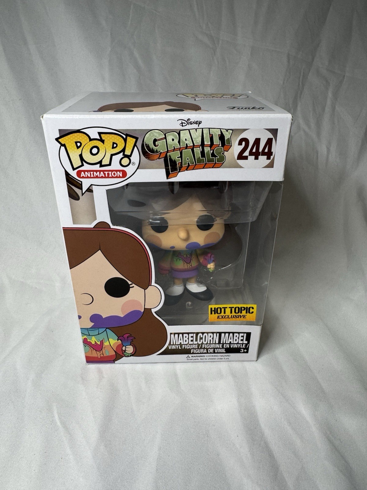 Funko Pop Gravity Falls Mabelcorn Mabel #244 Hot Topic Exclusive Brand New