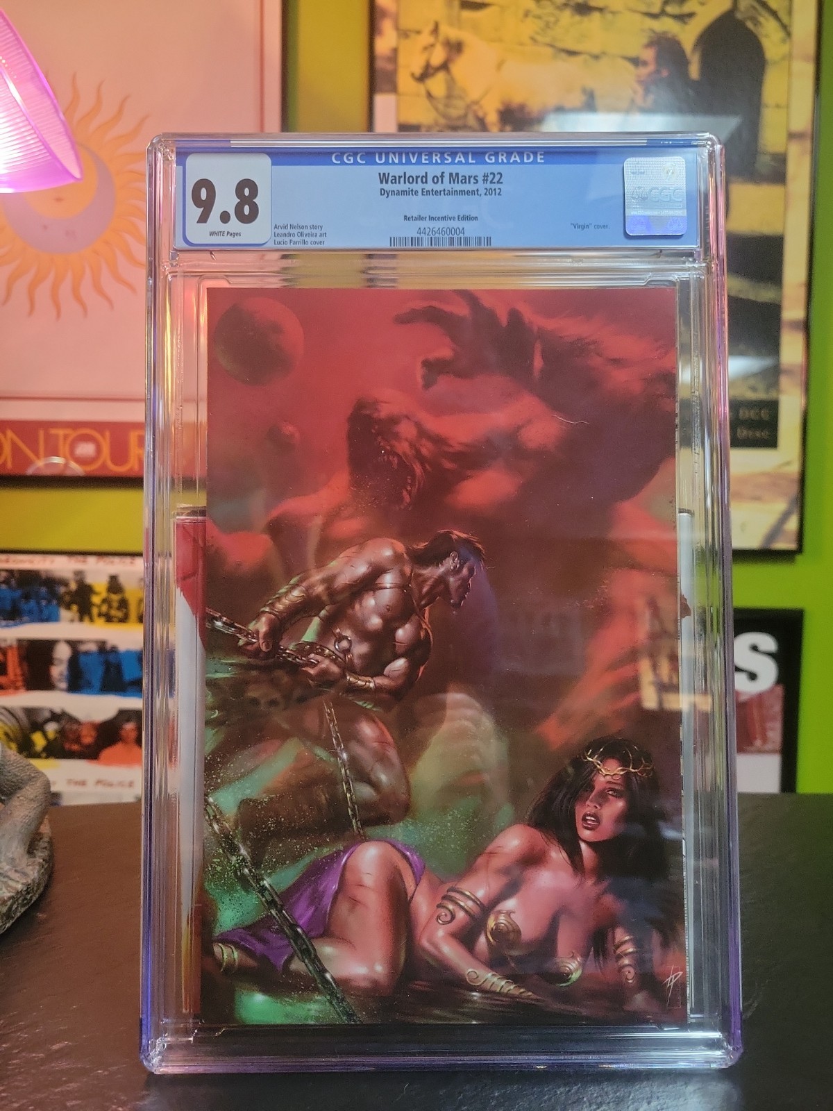 Warlord of Mars #22 CGC 9.8 Retailer Incentive Lucio Parrillo Virgin Cover 2012