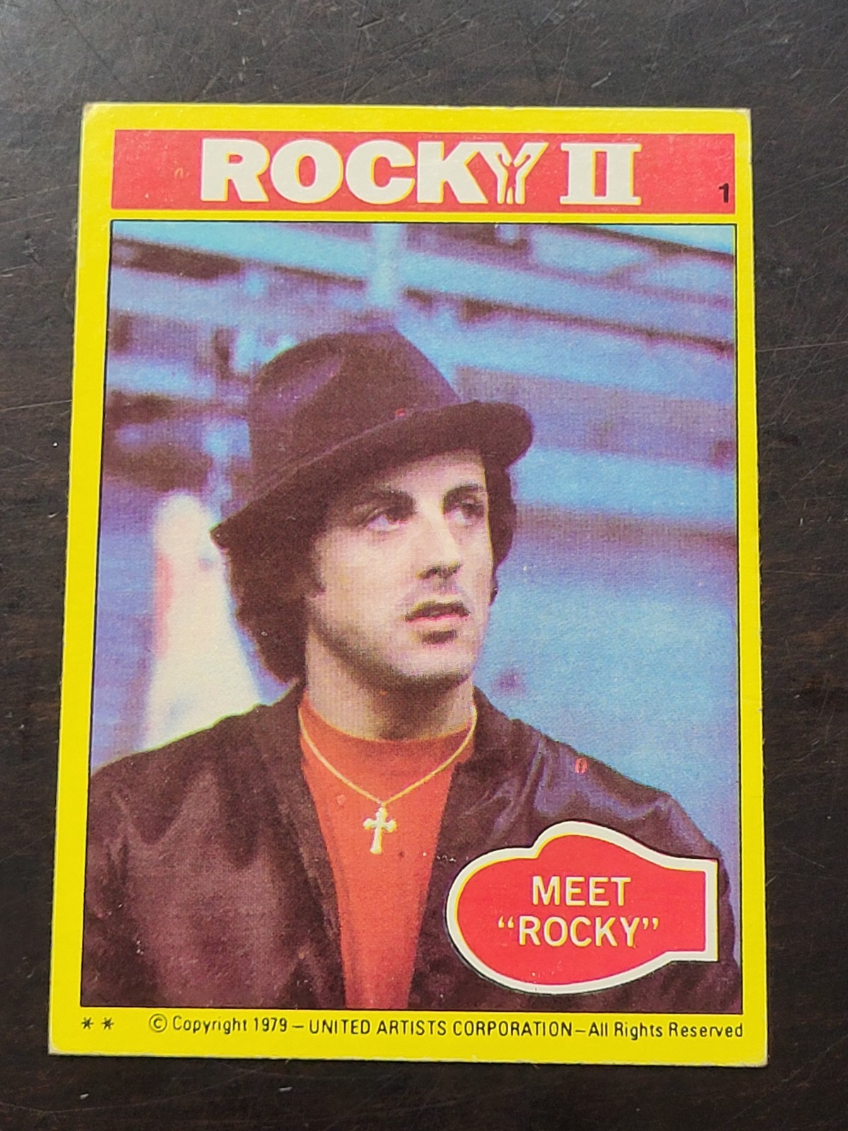 1979 Topps Rocky 2 Card #1 Meet 