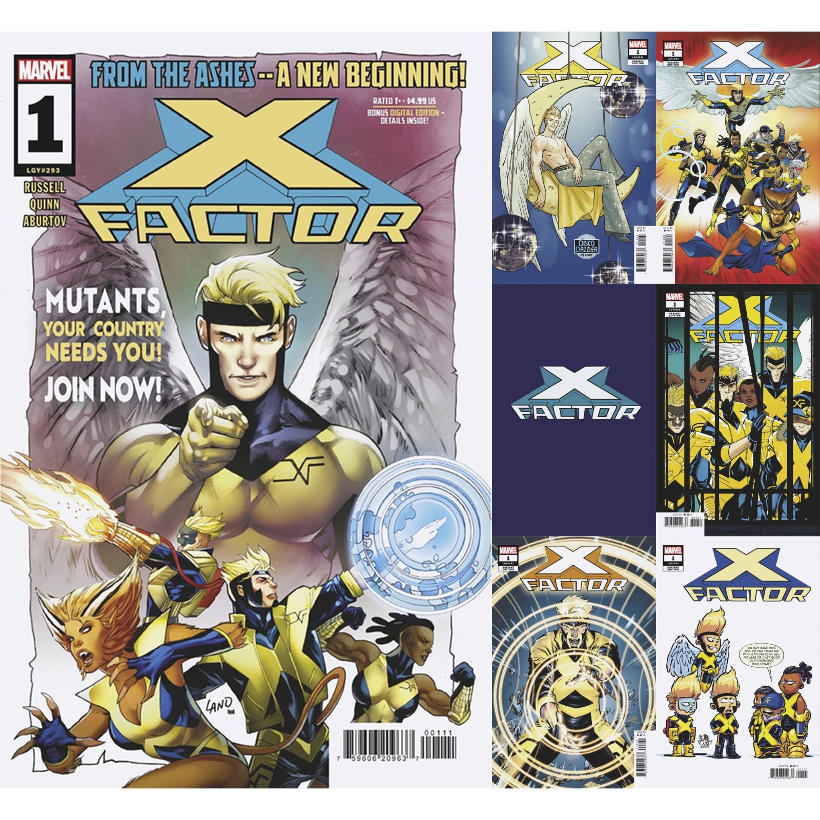 X-Factor (2024) #1 2 3 4 5 6 7 8 9 10 Marvel Comics COVER SELECT