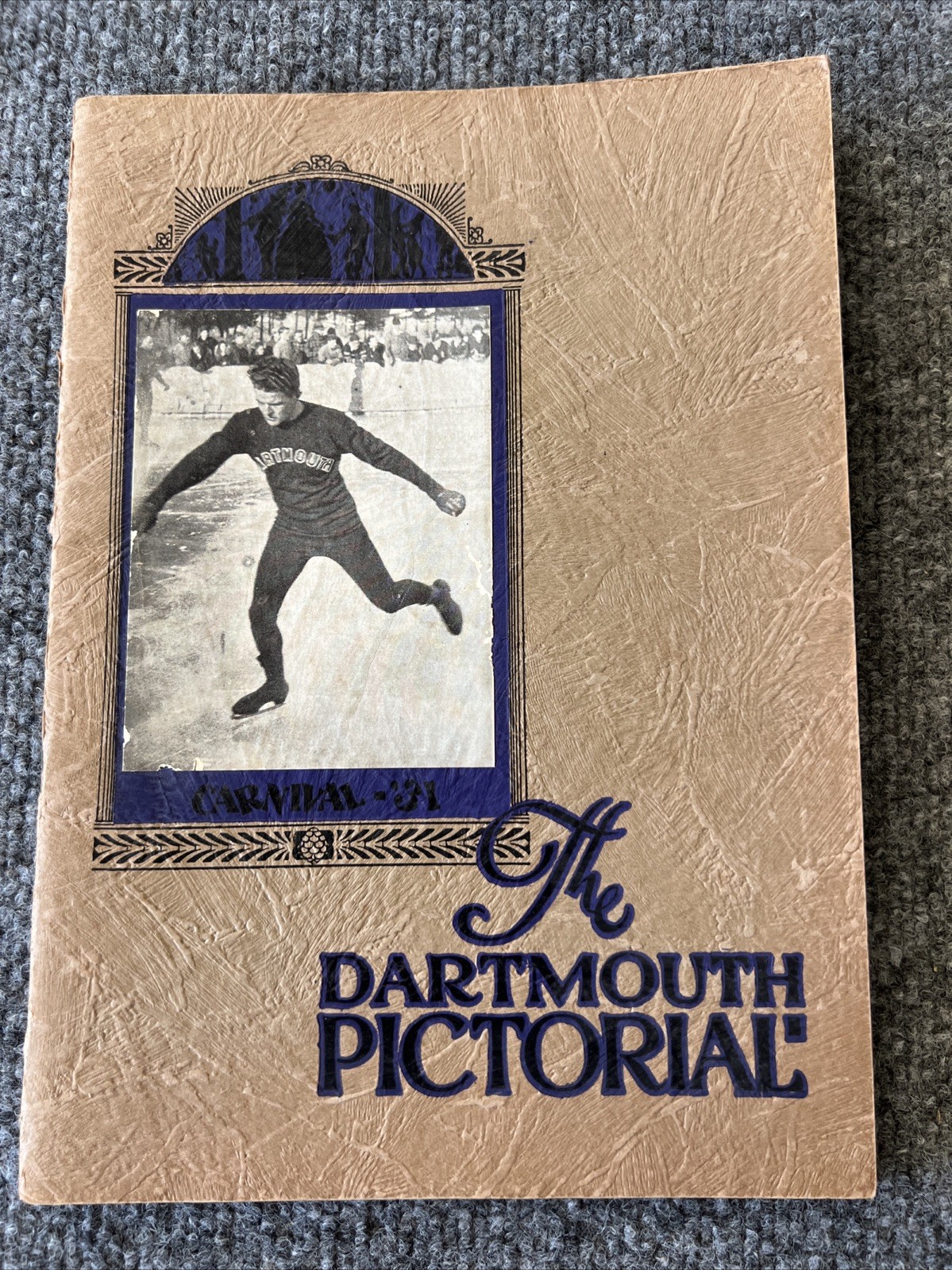 Dartmouth Pictorial Carnival Issue 1931 Art Deco Collegiate Sports Fraternity
