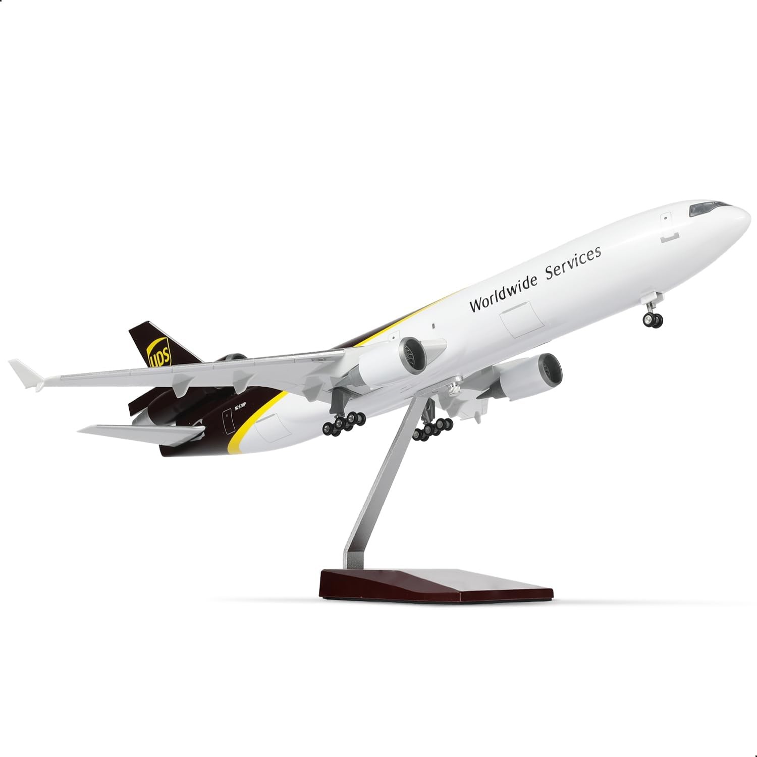 UPS McDonnell Douglas MD-11 N262UP Desk Display Model 1/130 Model AZ Airplane
