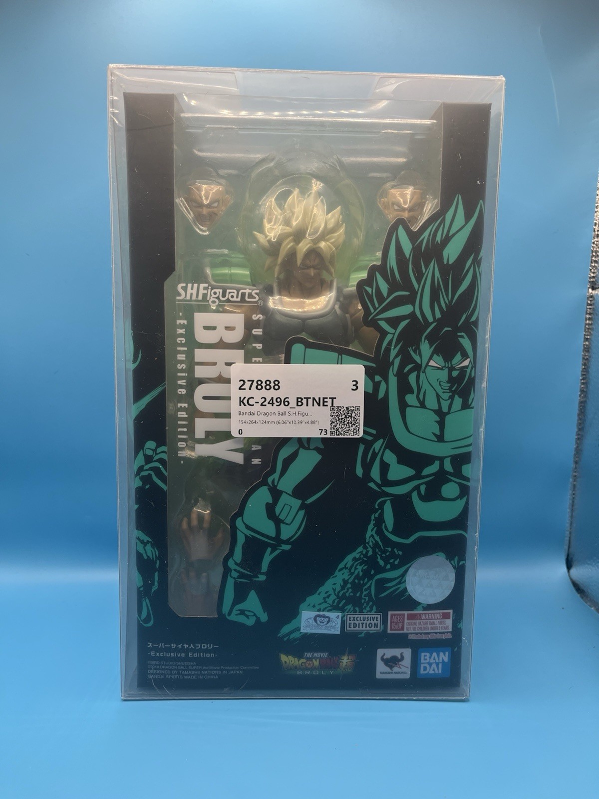 NYCC 2022 S.H.Figuarts DragonBall Super Broly Super Saiyan event exclusive MISB NYCC 2022 S.H.Figuarts DragonBall Super Broly Super Saiyan event exclusive MISB