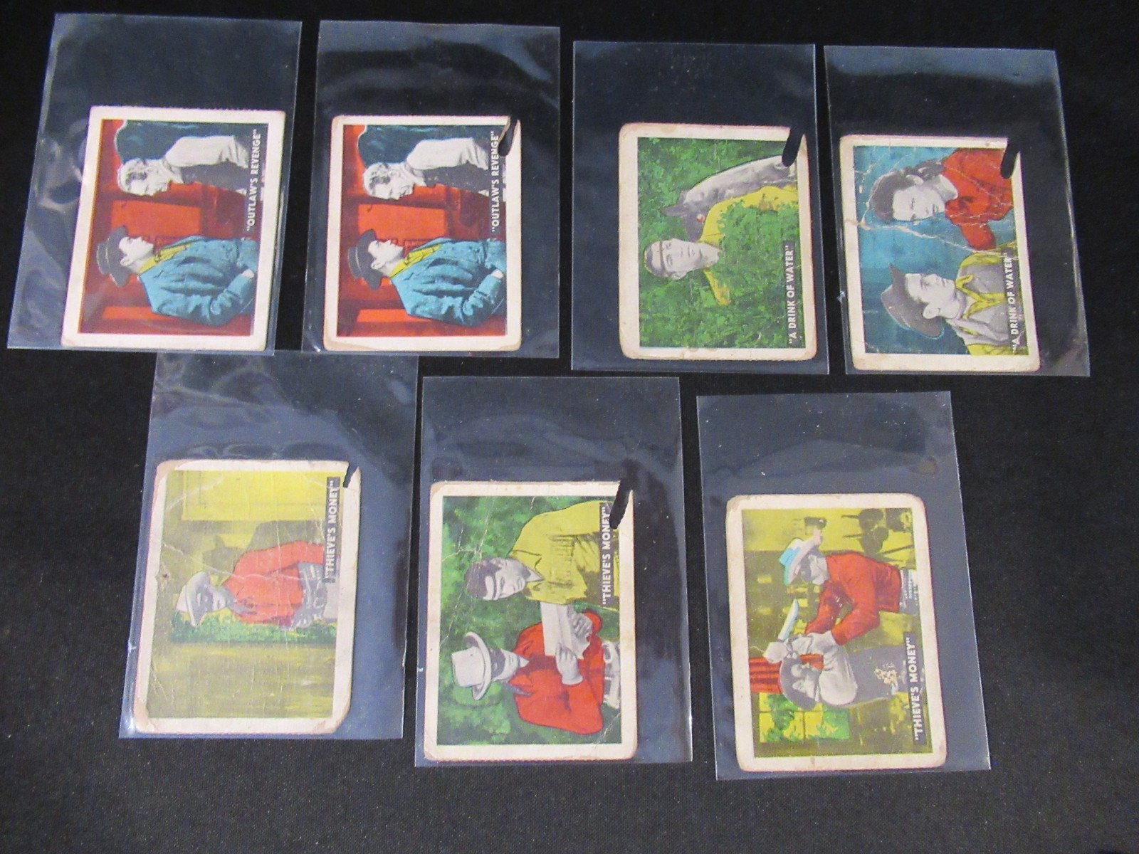 1950 The Lone Ranger Ed-U-Cards Lot of 7 (6) different