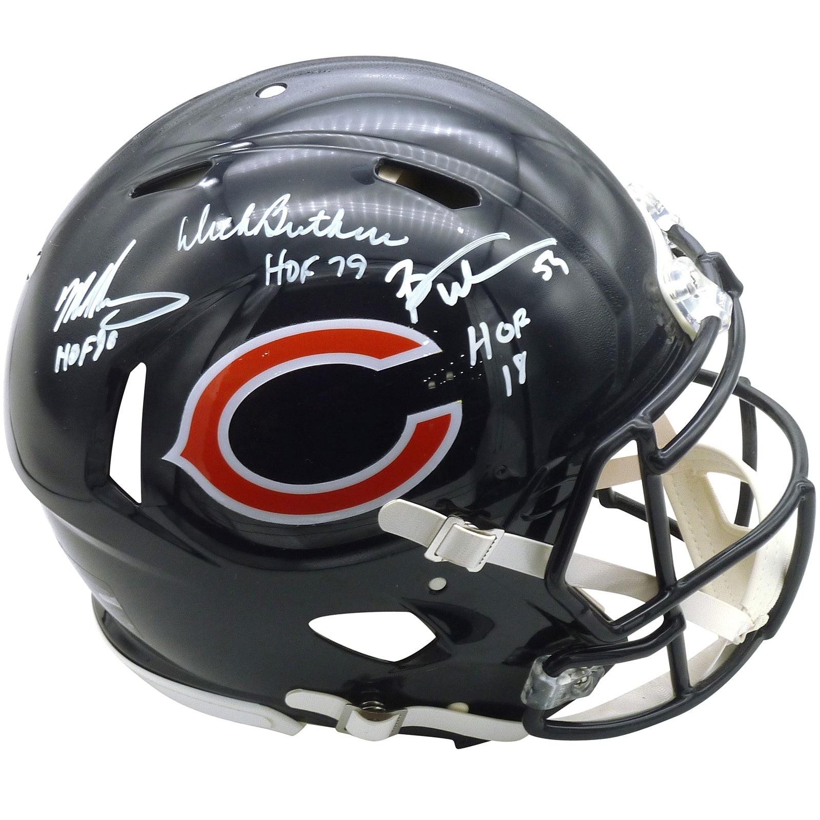 Monsters of the Midway Dick Butkus, Mike Singletary And Brian Urlacher Autograph Monsters of the Midway Dick Butkus, Mike Singletary And Brian Urlacher Autograph