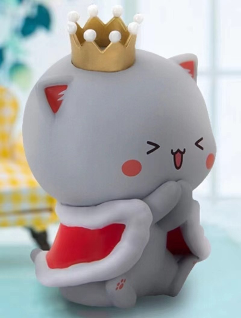 Season3 MITAO LuckyCat Peach Goma Collectable toy Couples Gift-King Queen Couple