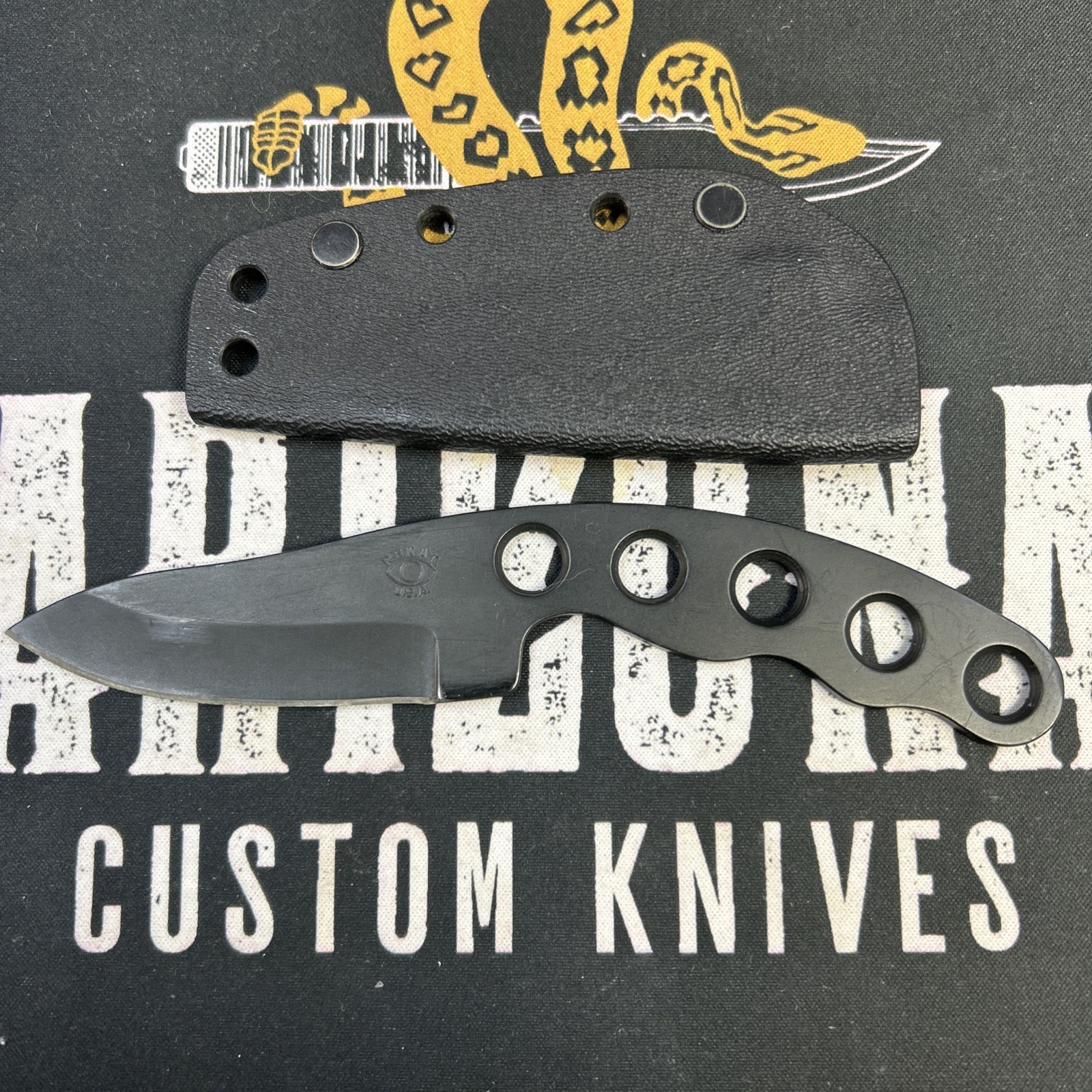 Rare Discontinued REKAT (Round Eye Knife & Tool) Fixed Blade Neck Knife Preowned Rare Discontinued REKAT (Round Eye Knife & Tool) Fixed Blade Neck Knife Preowned