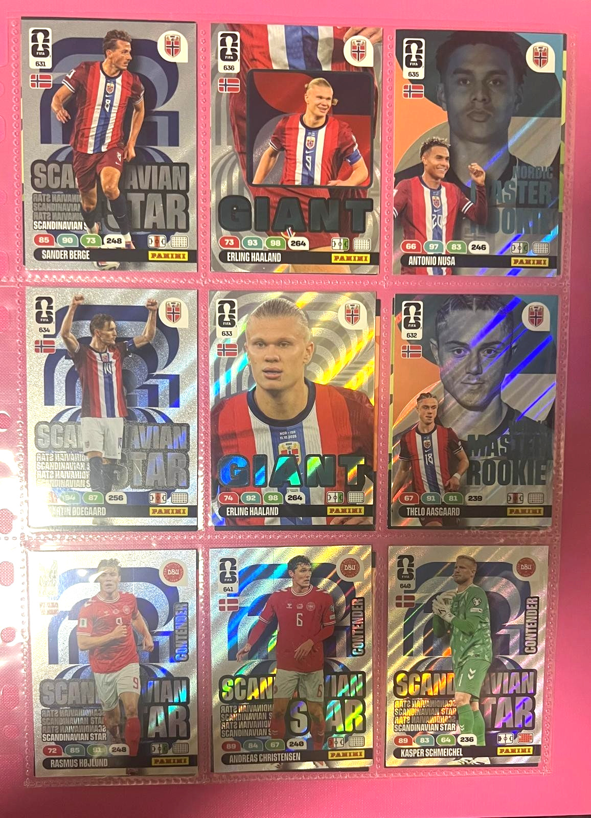 PANINI Adrenalyn XL FIFA WC 2026 FULL SET 18 CARD GIANT NORDIC EDITION (MiX3)
