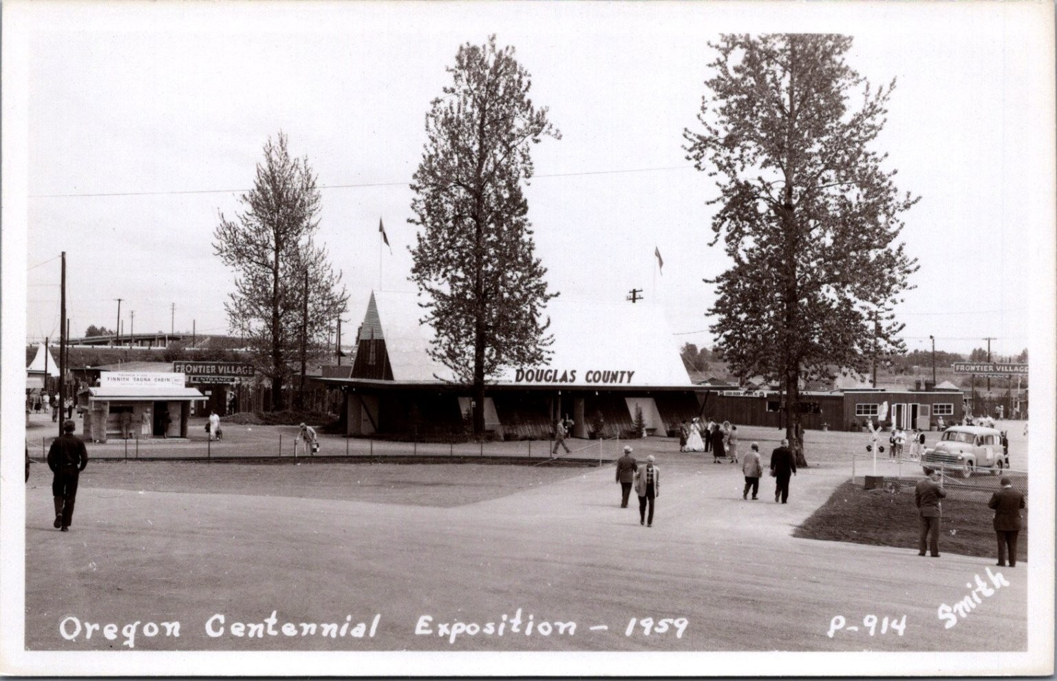 1959 Oregon Centennial Exposition Douglas County RPPC Postcard Smith 1959 Oregon Centennial Exposition Douglas County RPPC Postcard Smith