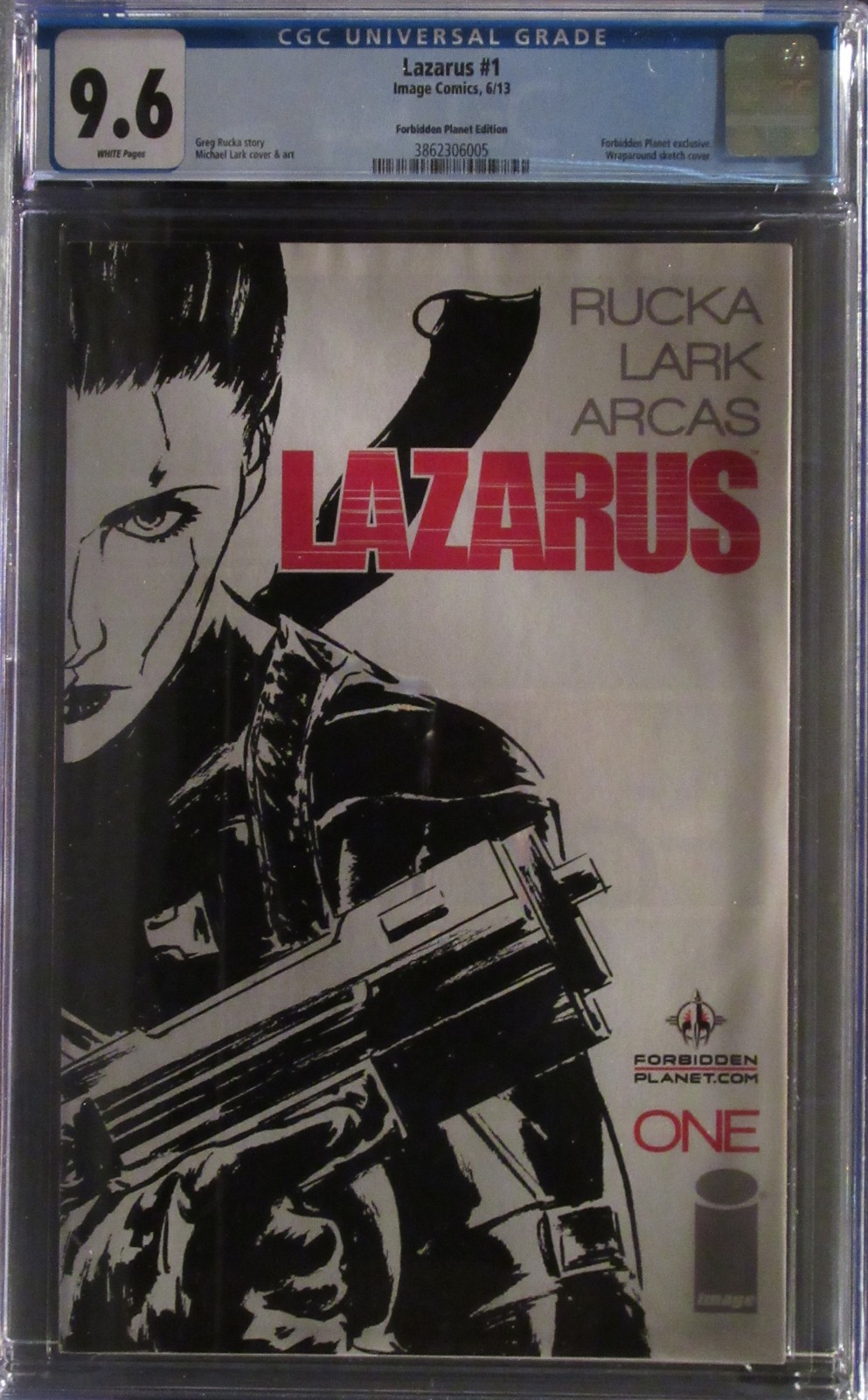 Lazarus 1 CGC 9.6 Lark Forbidden Planet Variant 2013 Rare Lazarus 1 CGC 9.6 Lark Forbidden Planet Variant 2013 Rare