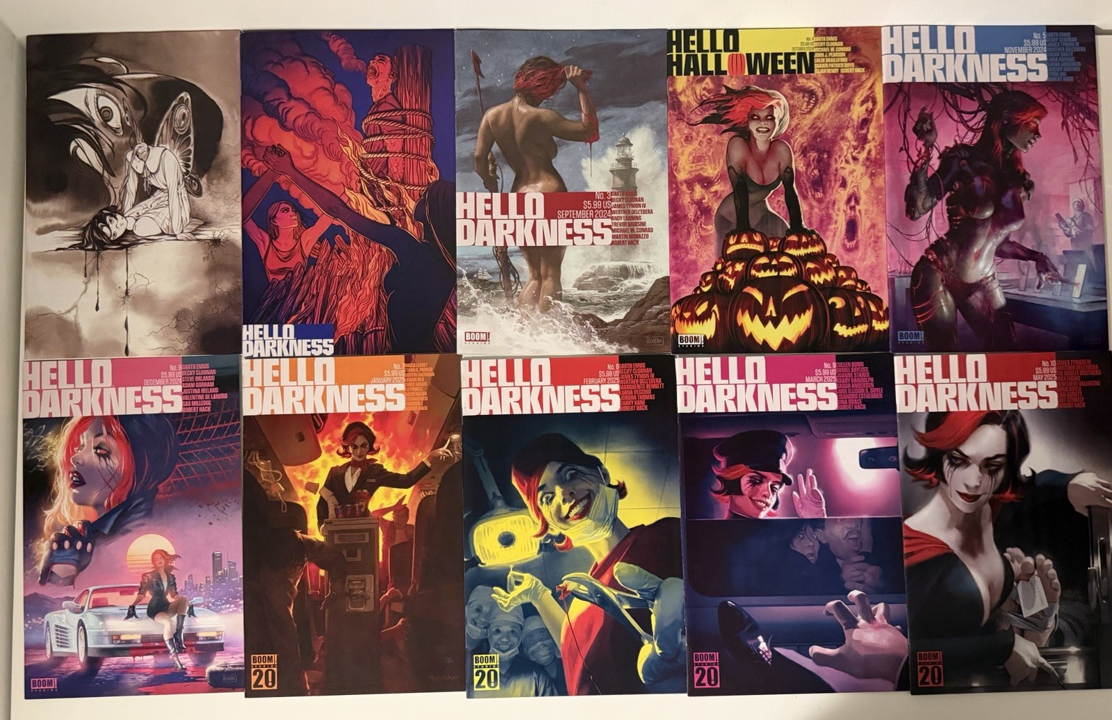 Hello Darkness #1-14, #17, #19 (Boom Comics 2024) VF/NM Hello Darkness #1-14, #17, #19 (Boom Comics 2024) VF/NM