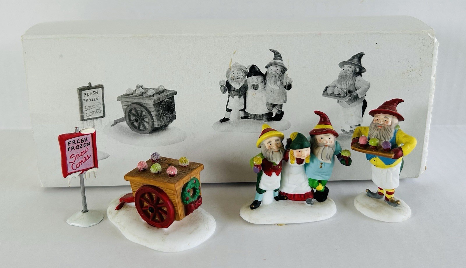 Dept 56 Heritage Christmas Village People Snowcone Elves #56375