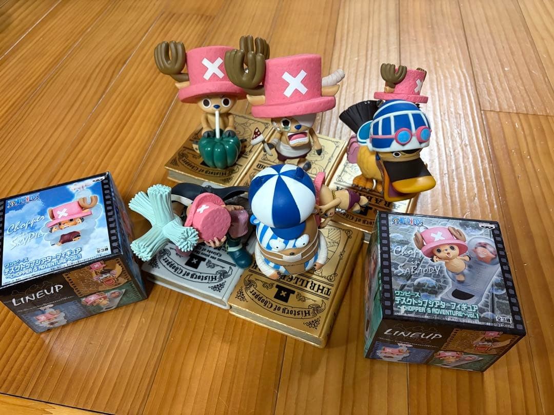 One Piece Tony Tony Chopper Ichiban Kuji 5-Figure Set With Bonus Scene Bases
