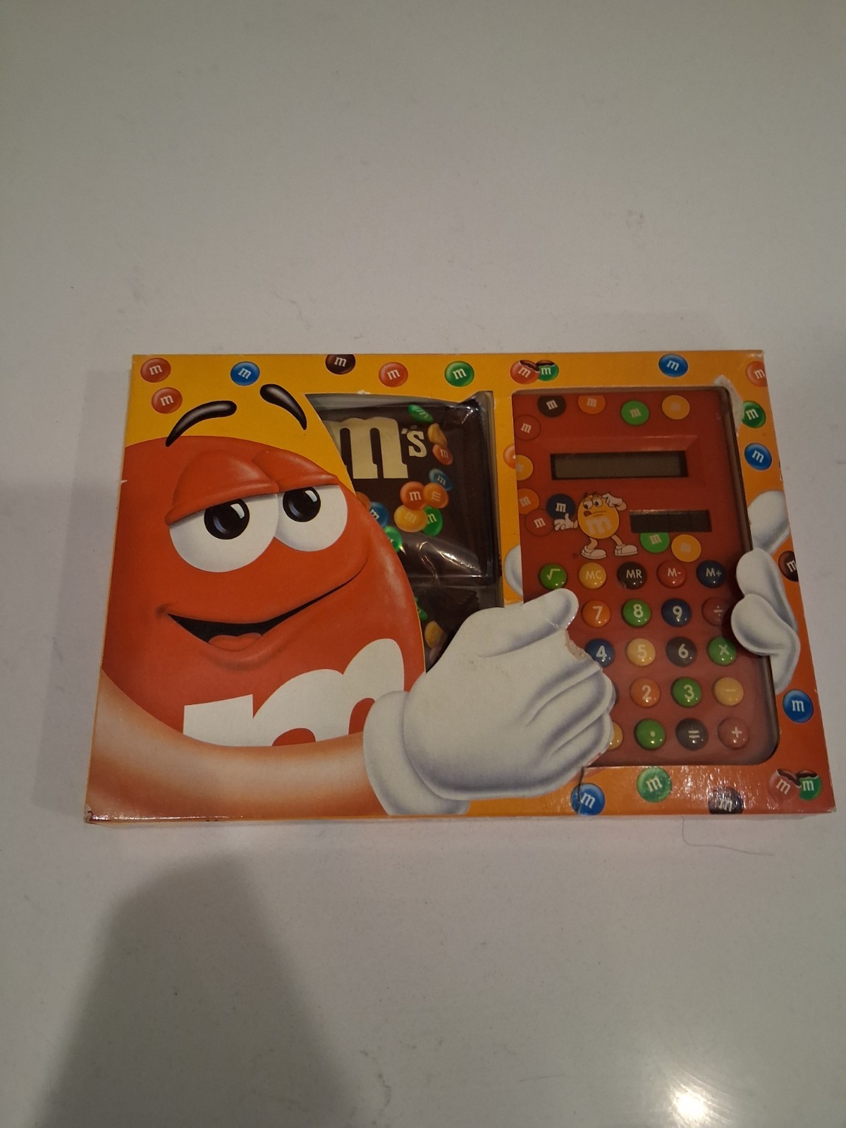 M&M\'s Mars Candy, Red Calculator, 90\'s Vintage NIB M&M\'s Mars Candy, Red Calculator, 90\'s Vintage NIB
