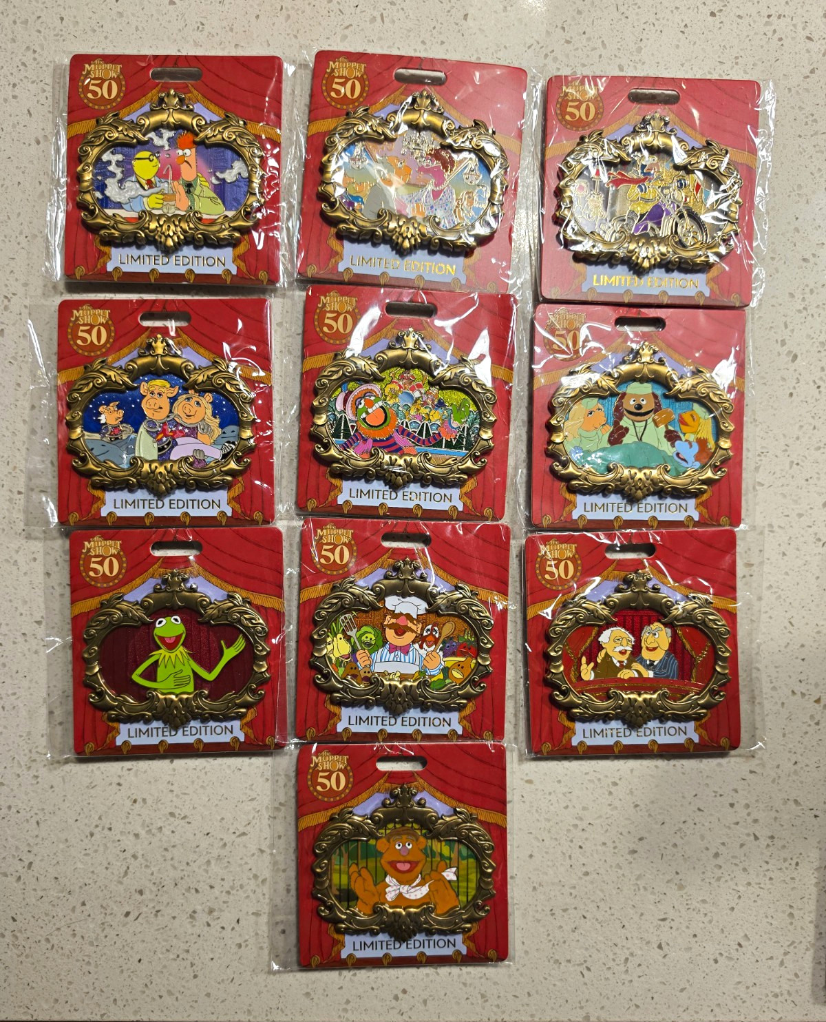 2026 D23 Disney The Muppets 50th Anniversary Limited Edition Pin set 2026 D23 Disney The Muppets 50th Anniversary Limited Edition Pin set