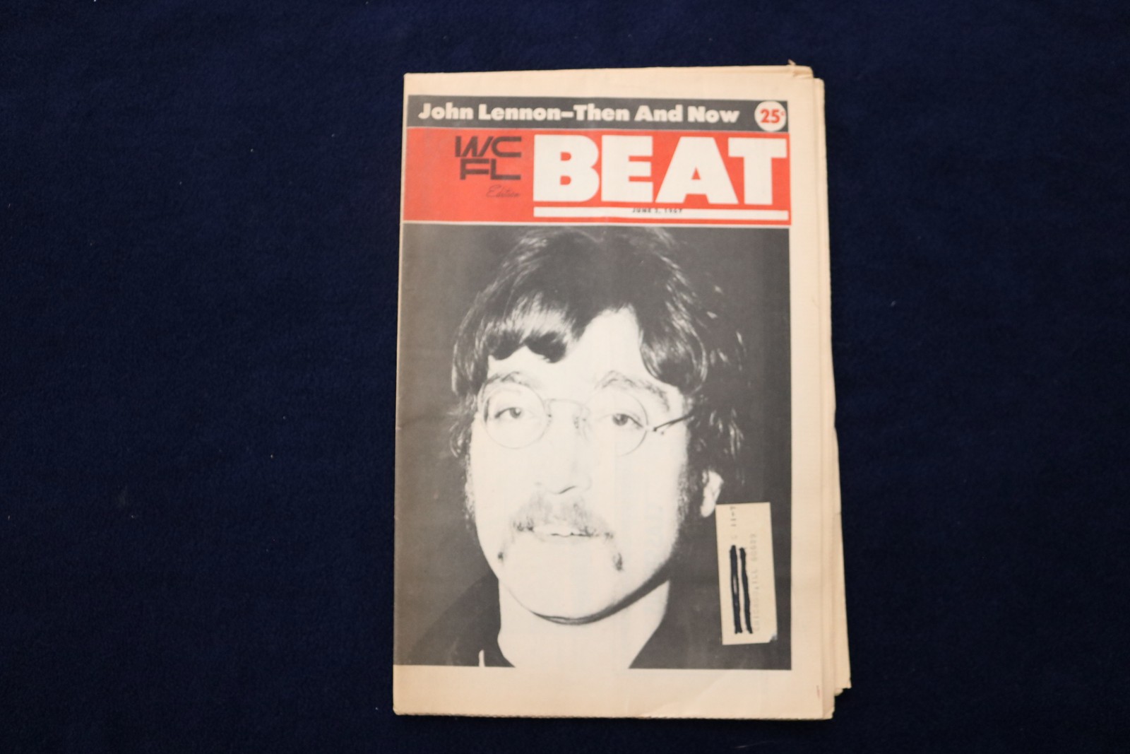 1967 JUNE 3 WFCL BEAT MAGAZINE - JOHN LENNON & ROLLING STONES COVER - K 4461 1967 JUNE 3 WFCL BEAT MAGAZINE - JOHN LENNON & ROLLING STONES COVER - K 4461