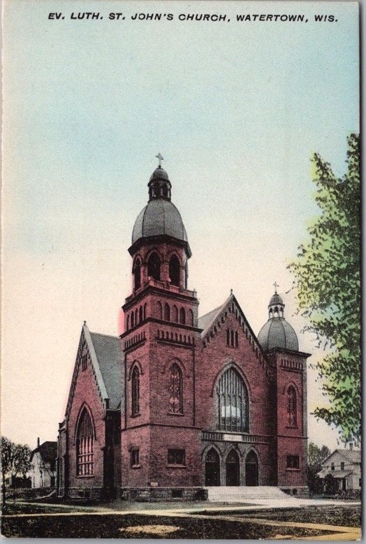 c1910s WATERTOWN, Wisconsin Postcard 