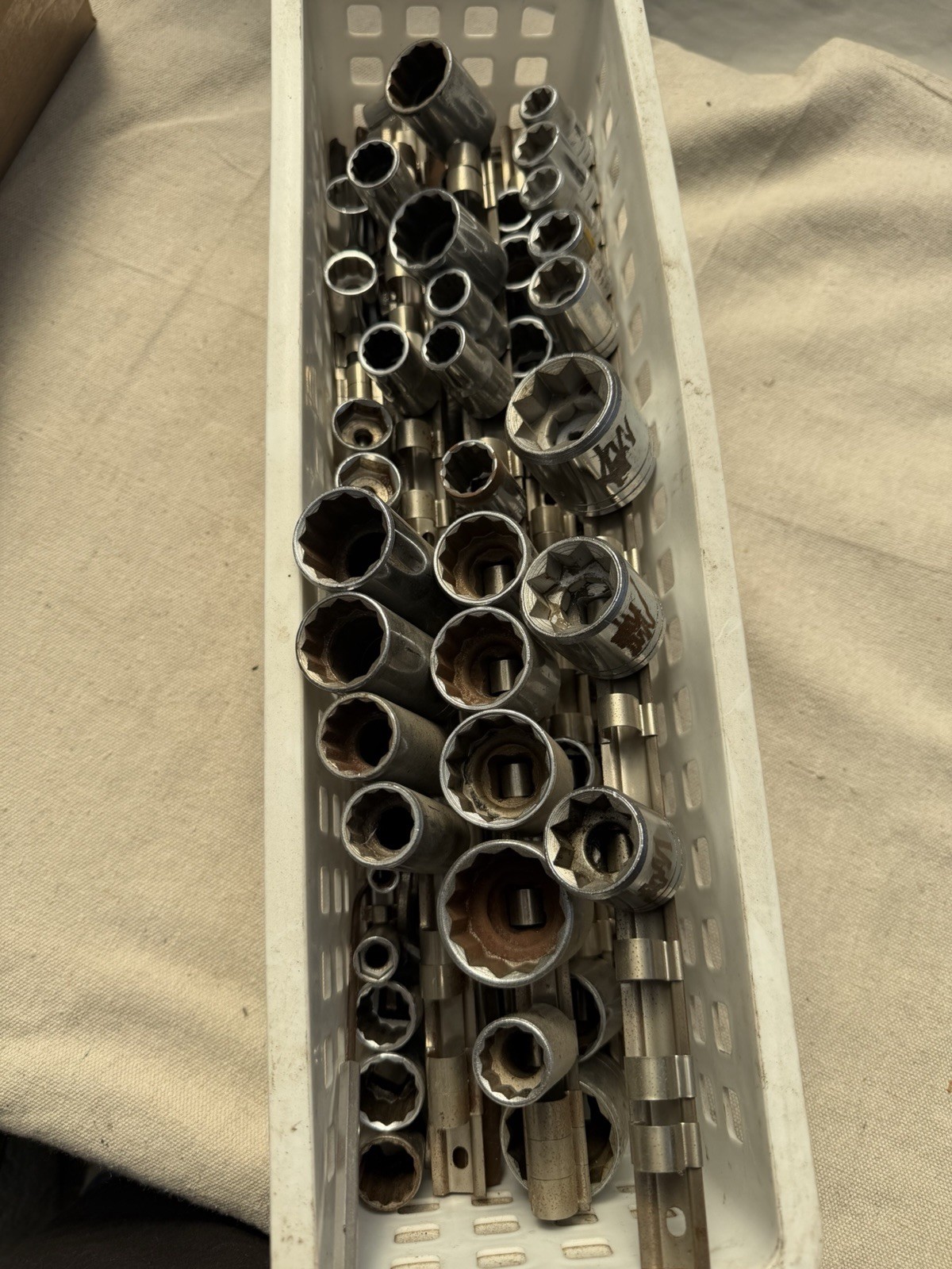 Large Mixed Socket Tool Lot Snap On Proto Craftsman USA Sockets Drill Bits