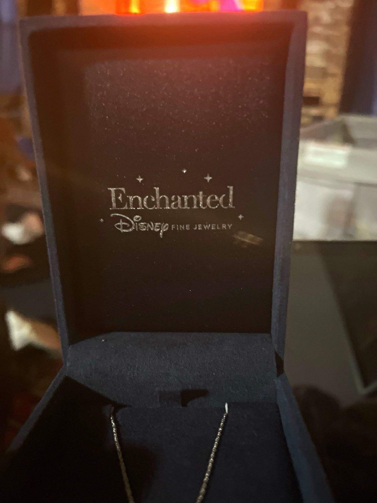 Enchanted Disney s925 Jewelry Necklace, Ring, and ear ring Set diamond cluster Enchanted Disney s925 Jewelry Necklace, Ring, and ear ring Set diamond cluster